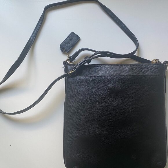 Vintage Black Coach Crossbody Bag - Picture 2 of 4